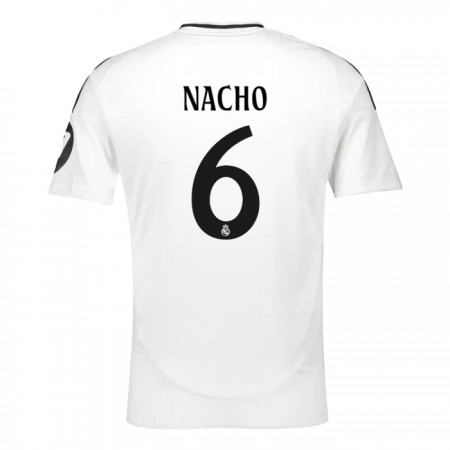Camisolas Real Madrid Nacho 6 1º Equipamento Principal 2024-25 Manga Curta